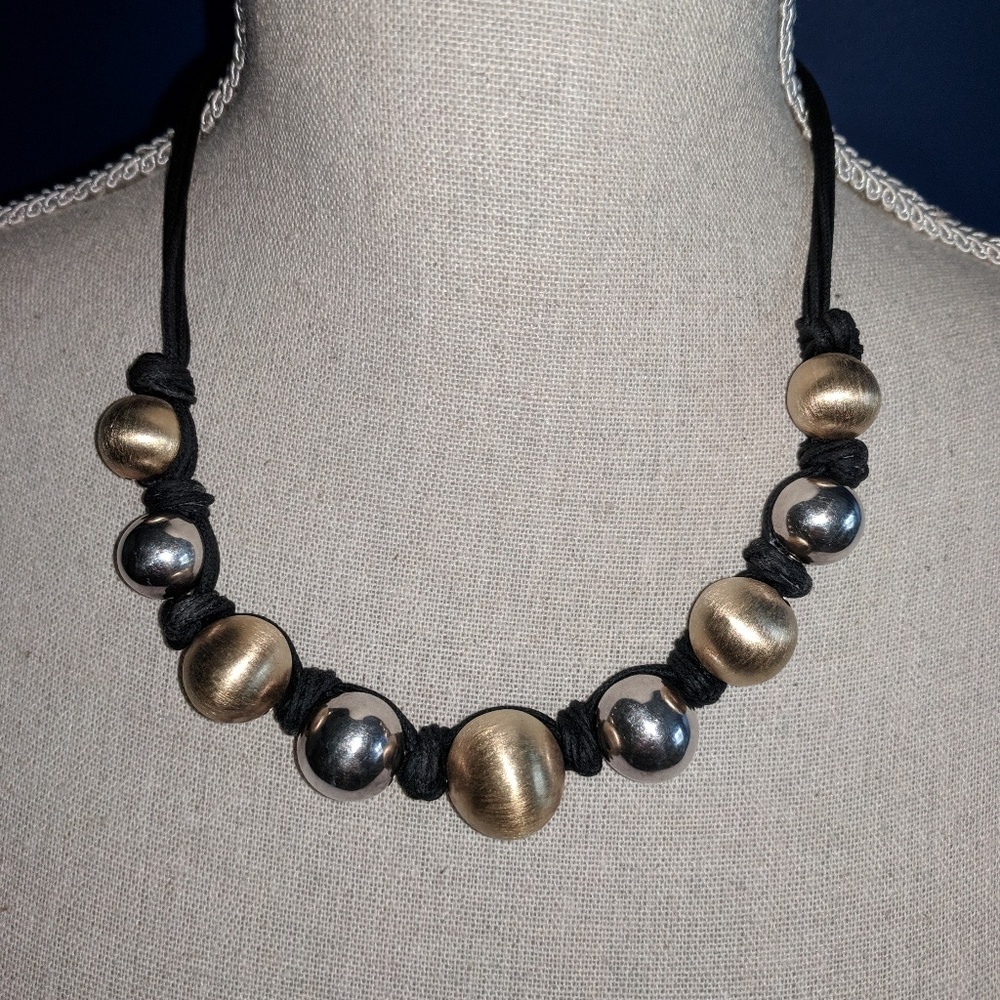 925 Silver bead necklace